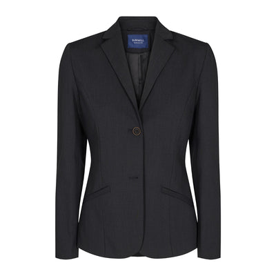 Sunwill naisten Regular blazer 2012-2722-115, tummanharmaa